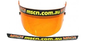 MSCN - Helmet Visor Sticker